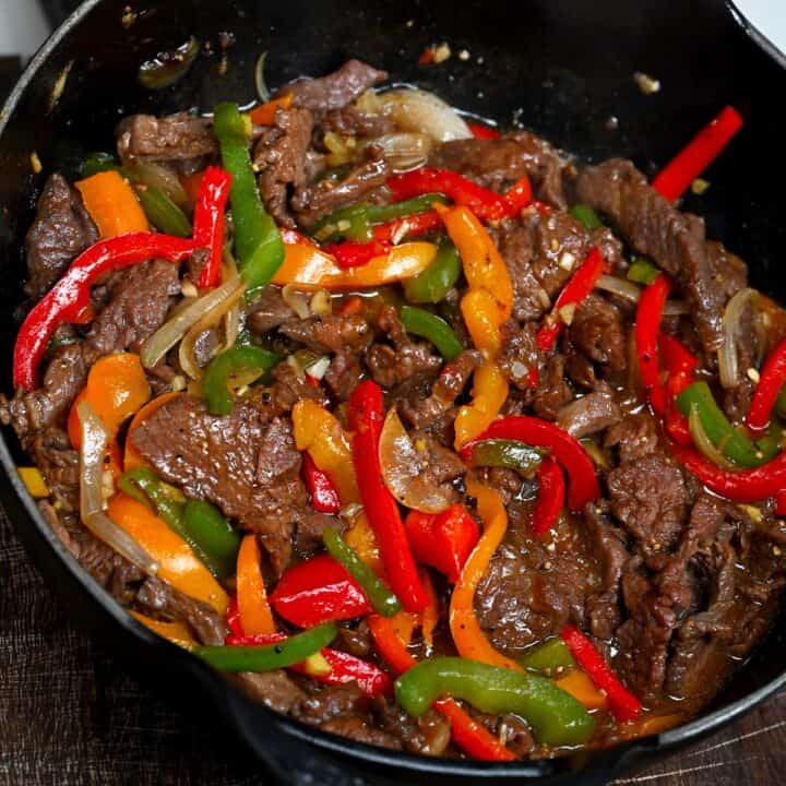 The Best Pepper Steak Recipe Alphafoodie