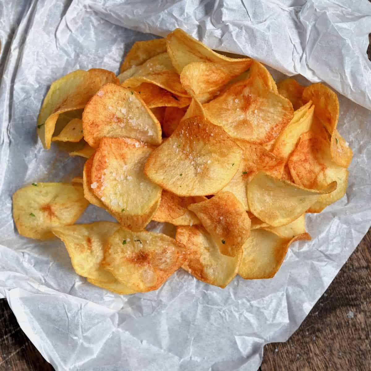 Learn how to make potato chips from scratch at home. It's easier than
