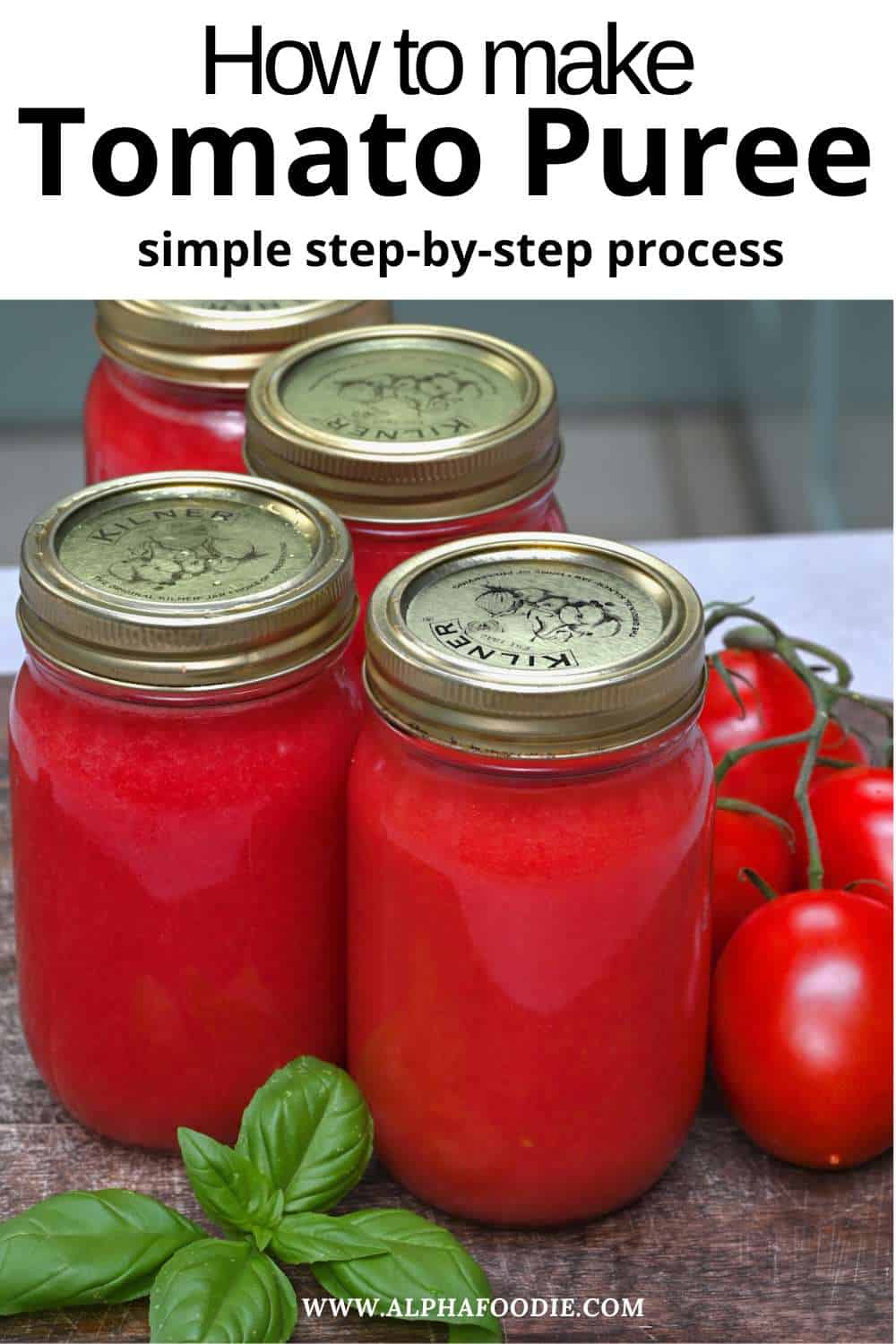 How to Make Tomato Puree Alphafoodie