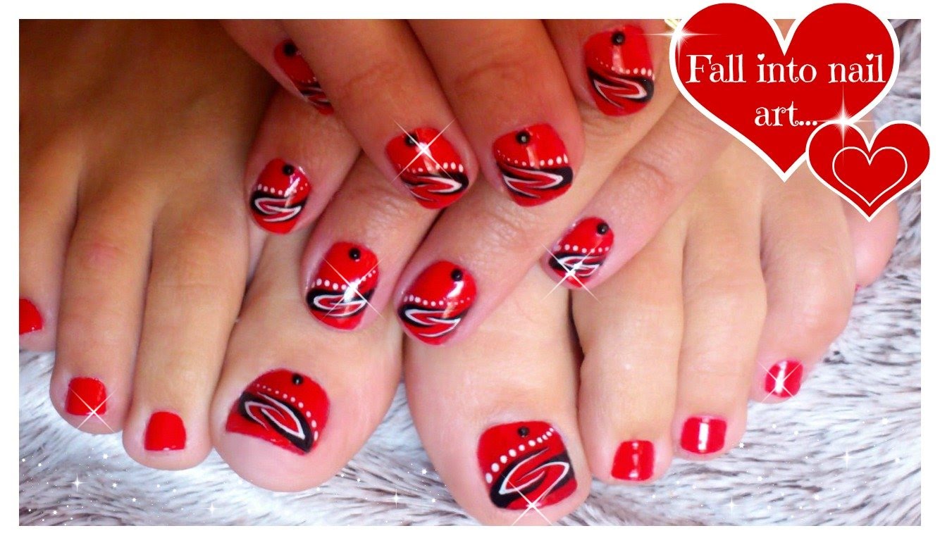 Simple And Easy Nail Art Design Tutorials For Short Finger Nails and