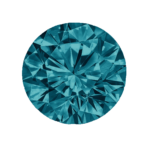 1 Carat Blue Diamond I4 Clarity (Heavy Inclusions)
