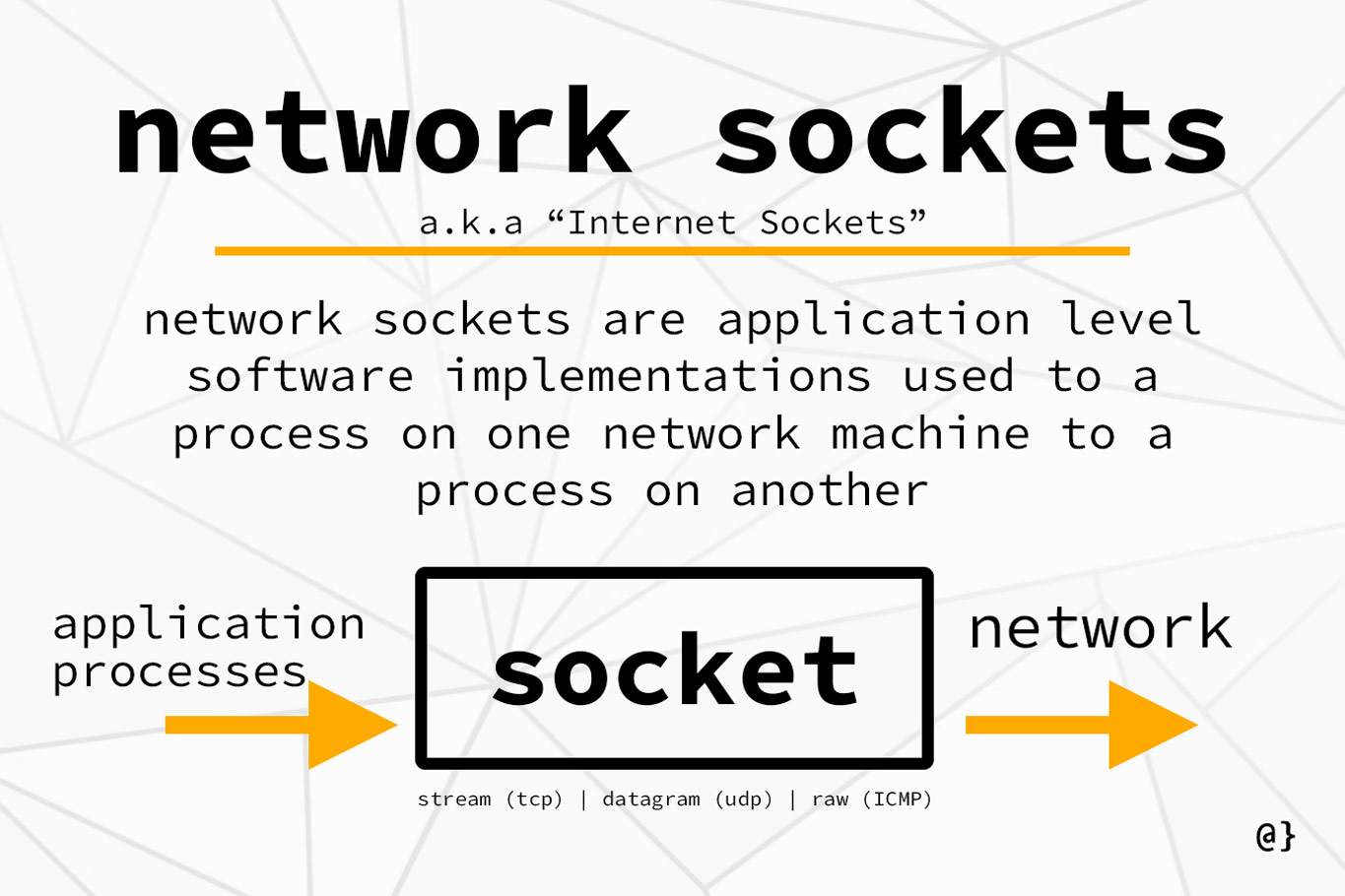 Network Sockets The Bridges Between End Systems αlphαrithms