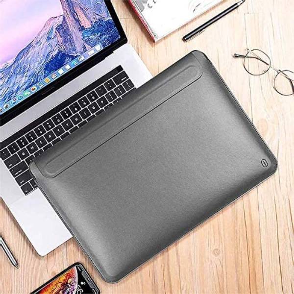 Wiwu Skin Pro 2 Pu Leather Sleeve For Macbook Pro 16 Grey alpha