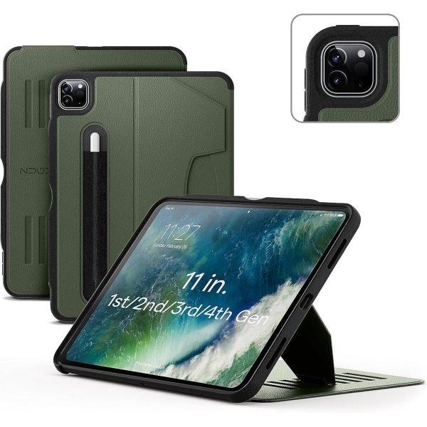 Zugu Case iPad Pro 11" Gen 4/3/2/1 Olive Green alpha store Kuwait
