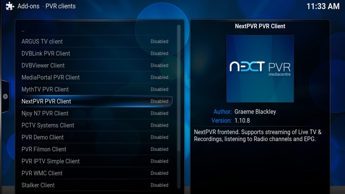 How to set up a Kodi PVR on Windows