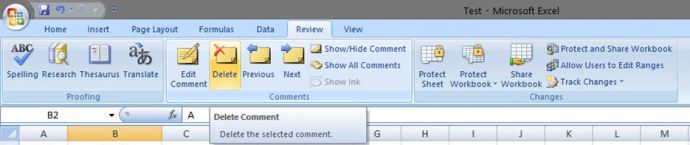 Pada review tab, grup comments, klik new comment. How To Delete All Comments In Excel