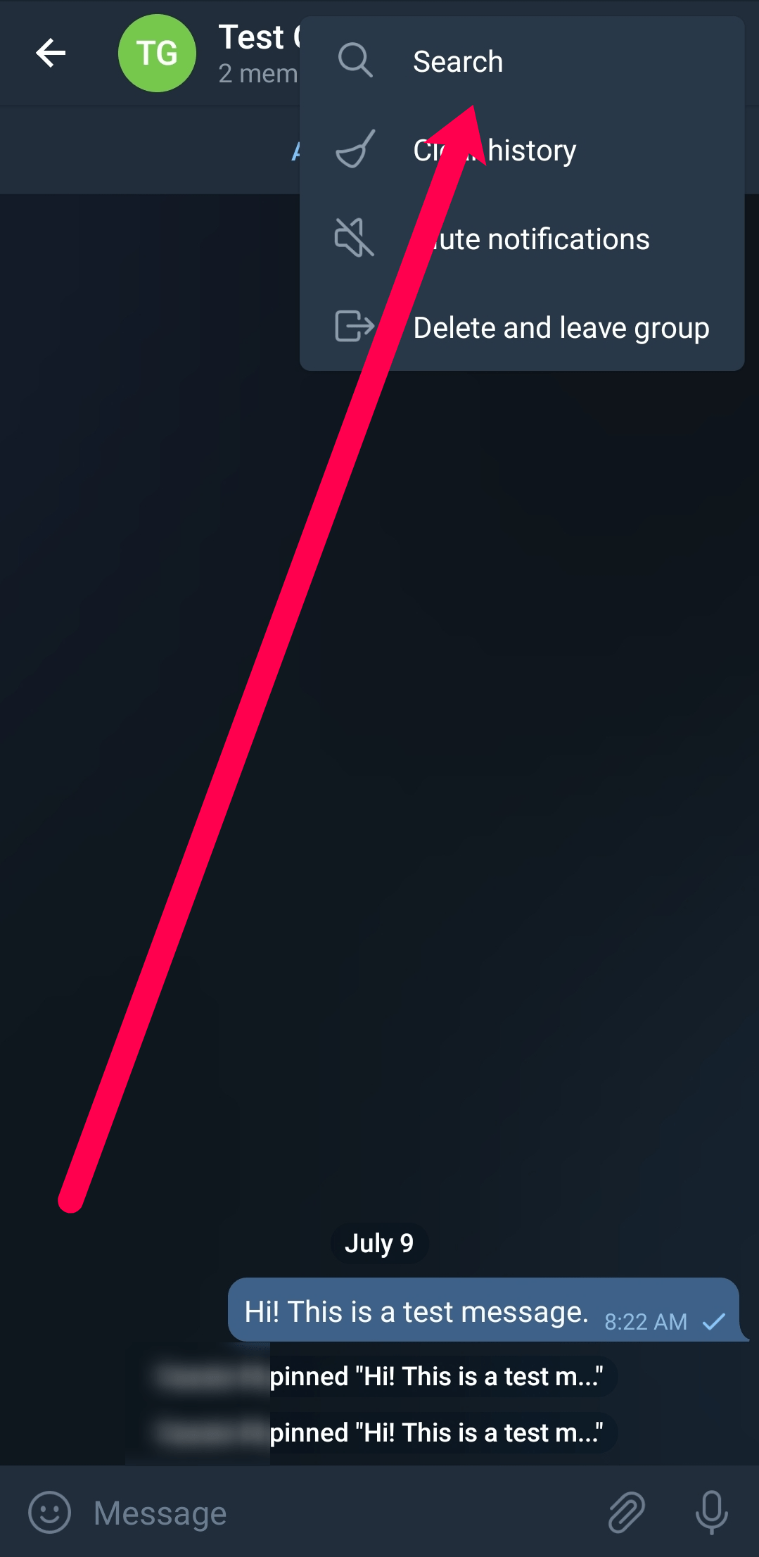 Cara Melihat History Telegram