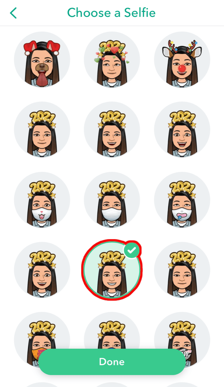 How to Change Bitmoji Expression in Snapchat