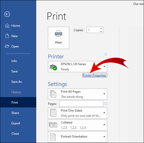How to Print in Black and White