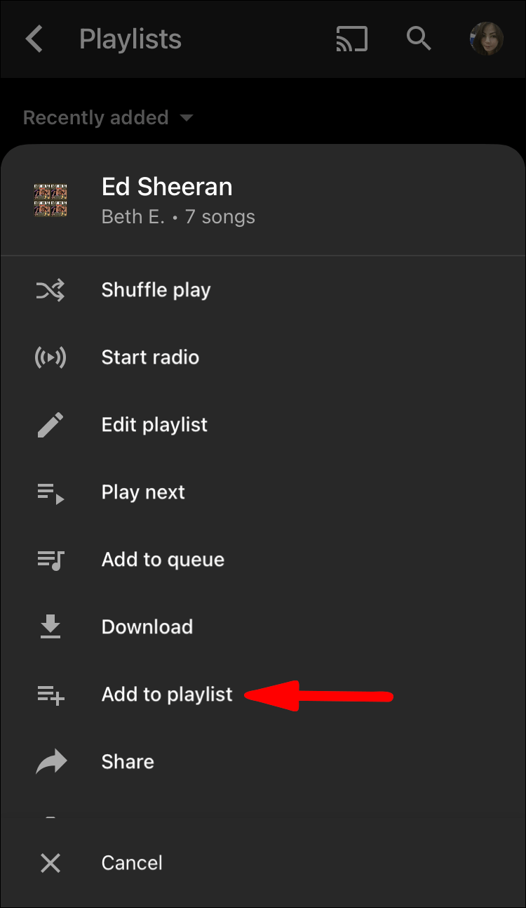 add multiple songs at once to google music playlist on app