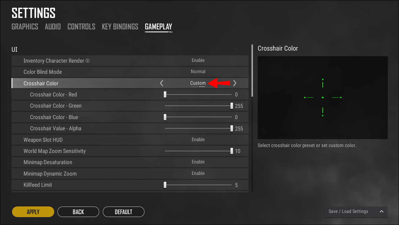 On screen crosshair pc kurtave