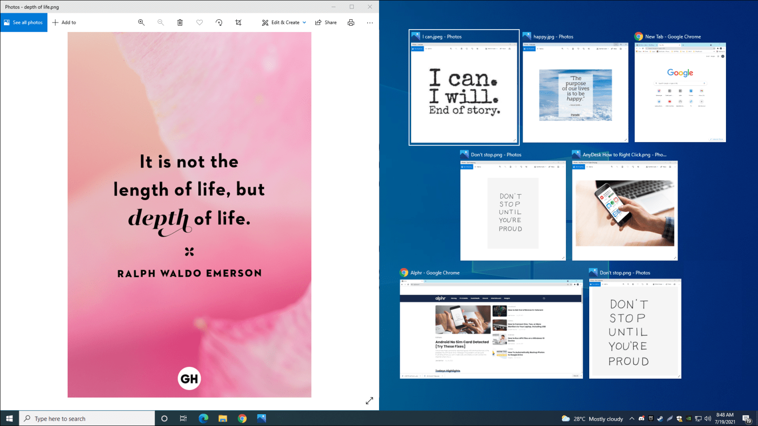 How To Split the Screen in Windows 10