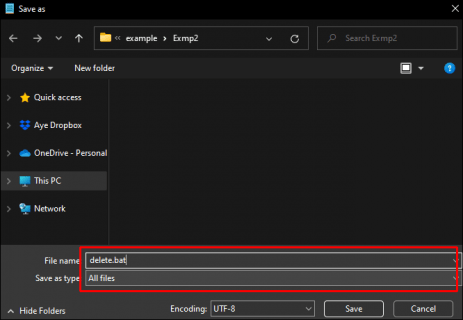 How To Create a BAT File