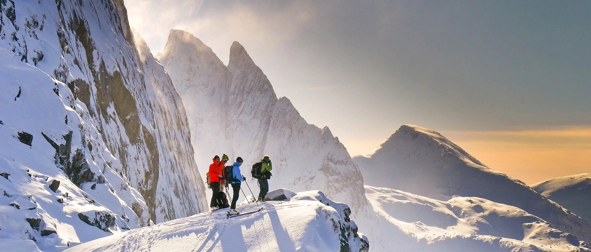 Senja Island Ski Touring Holiday with Alpine Guides the ski touring