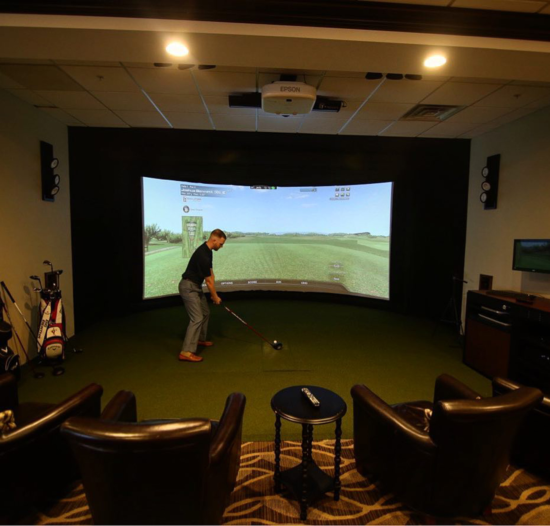 Alpine Country Club Golf Simulator