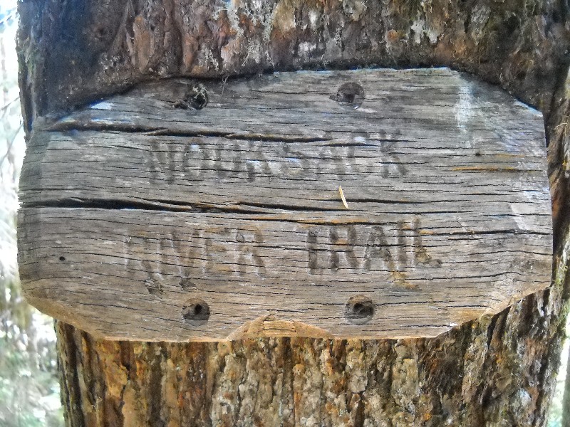 South Fork Nooksack Trail Sign © Ken James McLeod