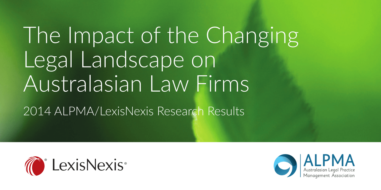 2014 ALPMA/LexisNexis Australasian Changing Legal Landscape ALPMA
