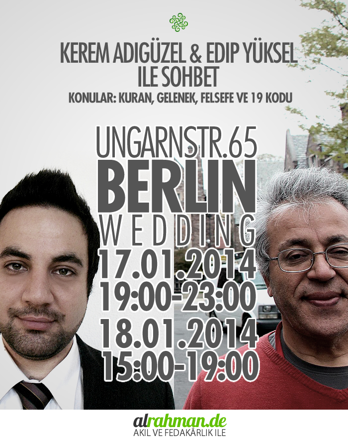 Podiumsdiskussion mit Edip Yüksel und Kerem Adıgüzel alrahman