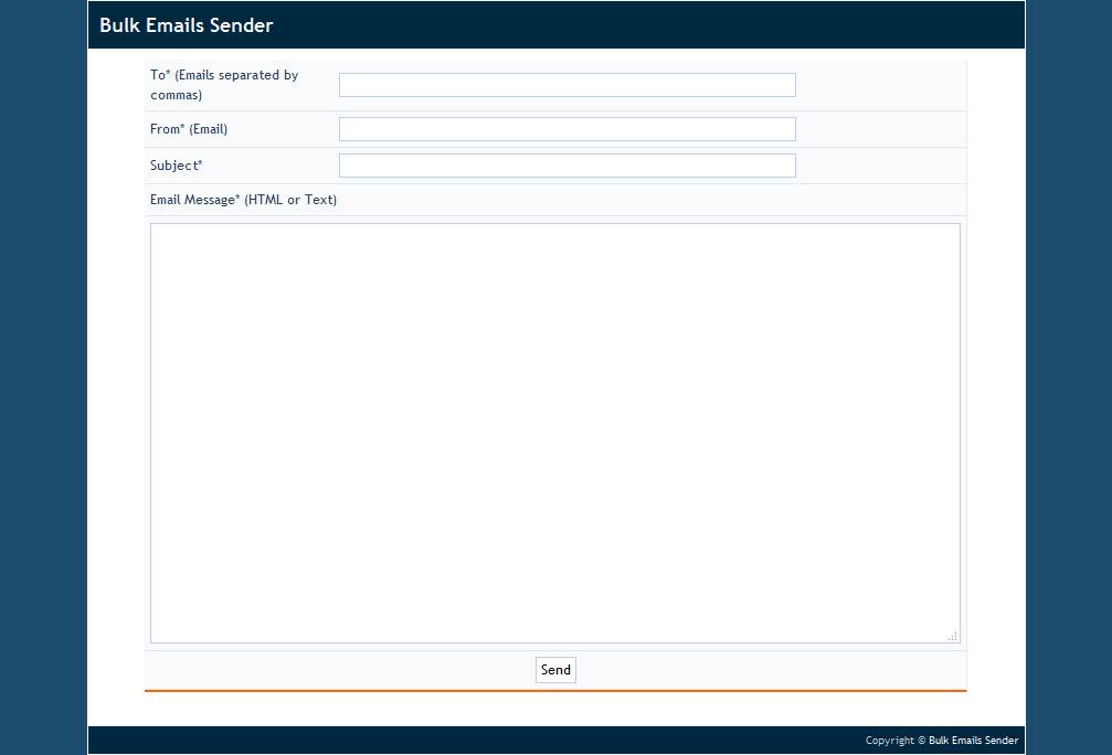 Bulk Email Sender Script API Tools