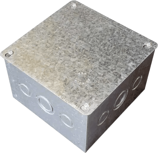 20x20x10 Galvanised Steel Junction Box Dammam, Jeddah, KSA