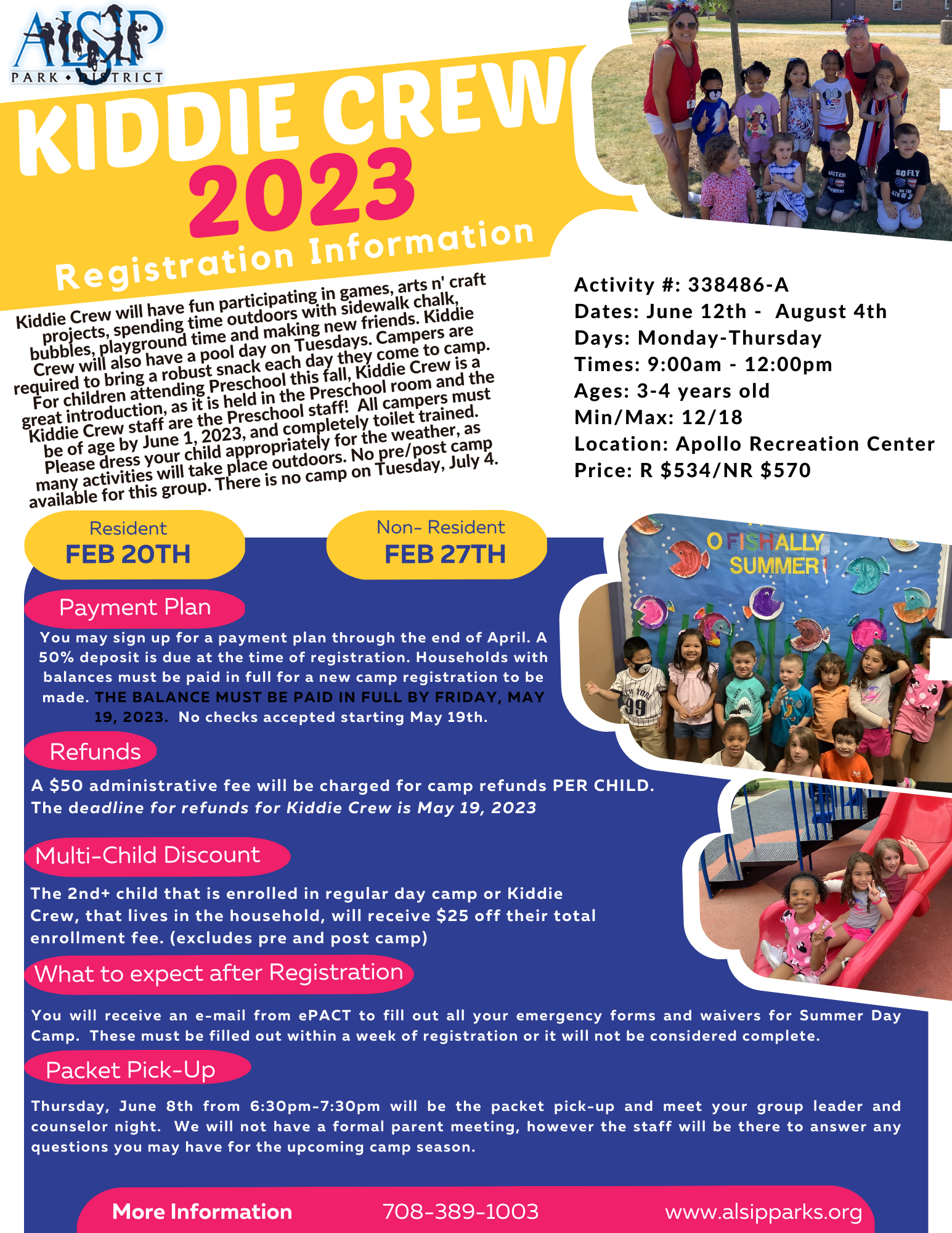 Summer Day Camp Alsip Park District