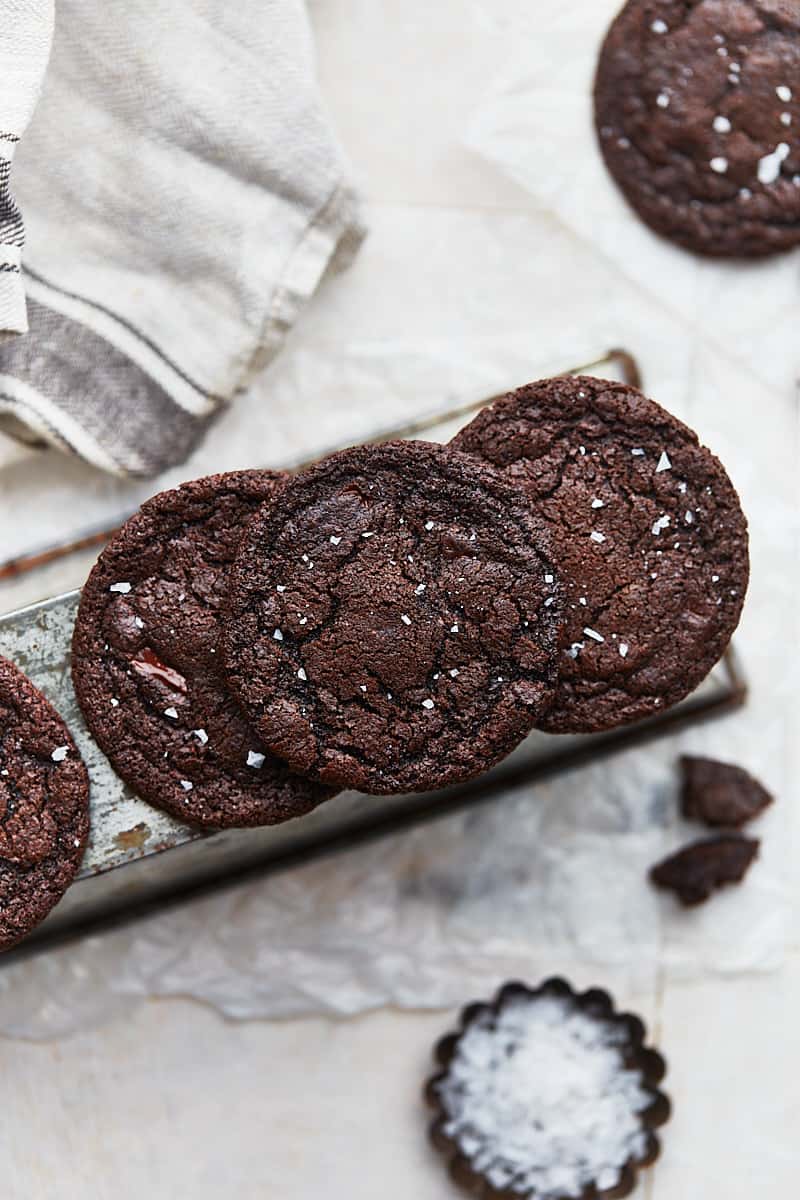 Chocolate Cookies made with Cocoa Also The Crumbs Please