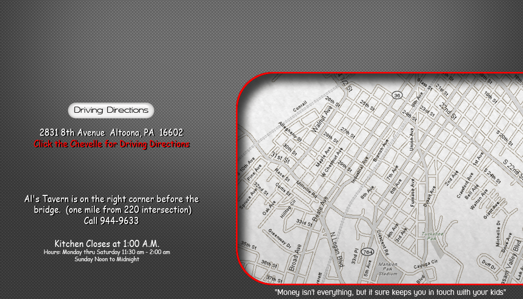 Al's Tavern Directions