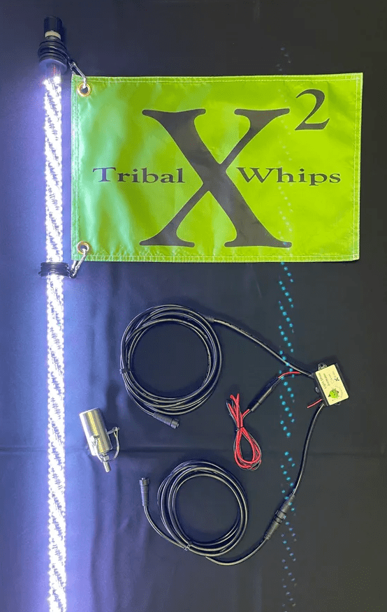 Tribal Whips X2 MultiColor LED Whip KitTRIBALX2