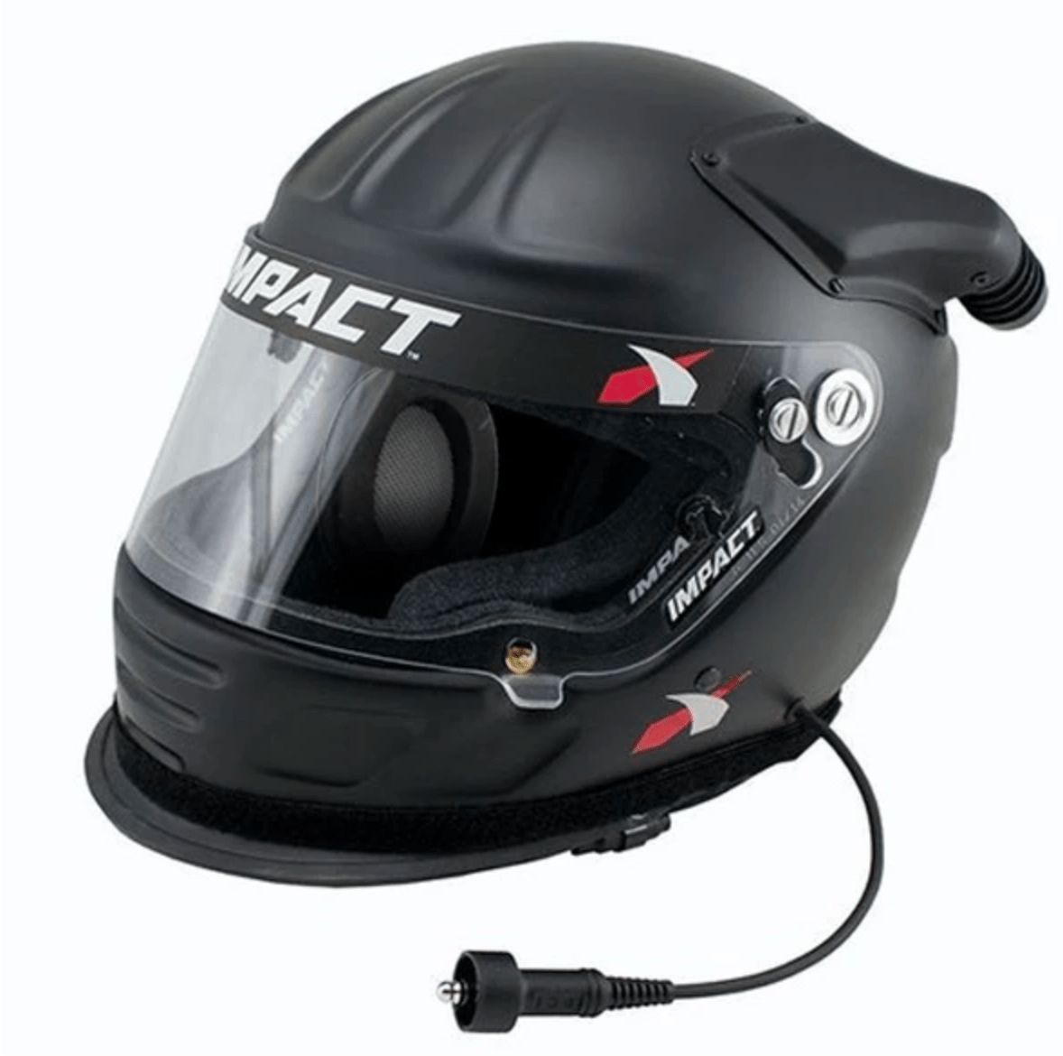 PCI Race Radios Impact AirDraft Offset 20 Ear Cups Helmet 2