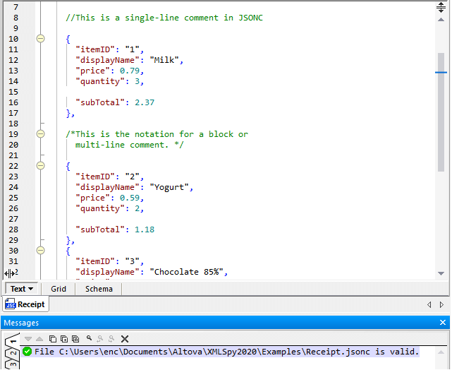 Tools for JSON Comments and JSON Lines Altova Blog