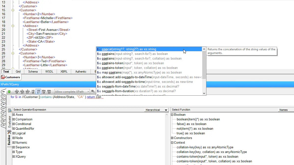 XML Editor XMLSpy Altova