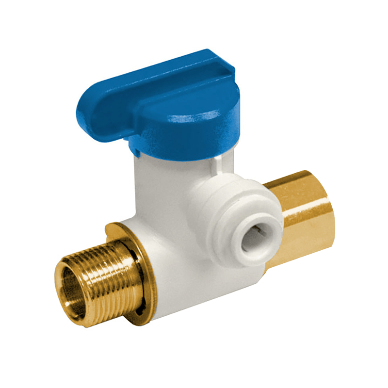 Angle Stop Valve for 2 way water diversion Aluids