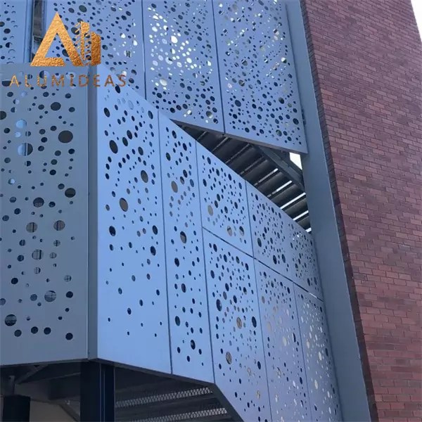 Exterior metal cladding Alumideas