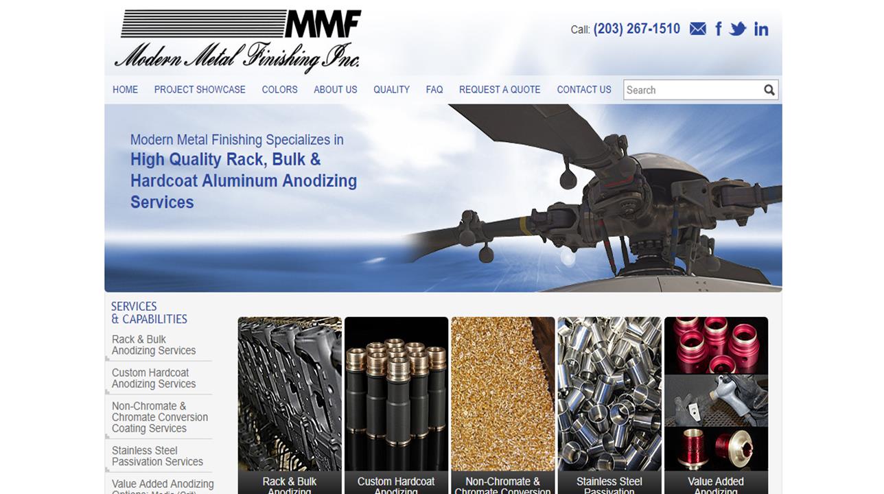 Modern Metal Finishing Aluminum Anodizing Companies