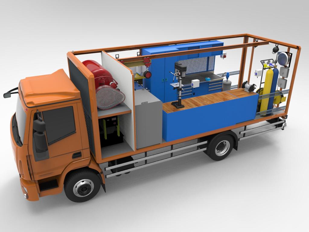 Mobile Truck Trailer Production ALURA TRAILER