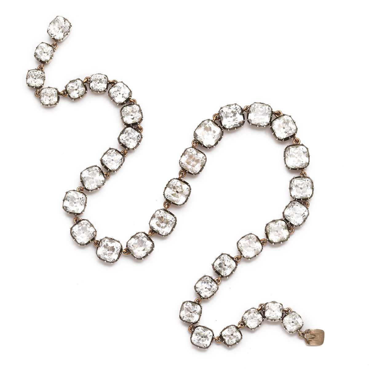 A La Vieille Russie Antique Rock Crystal Necklace