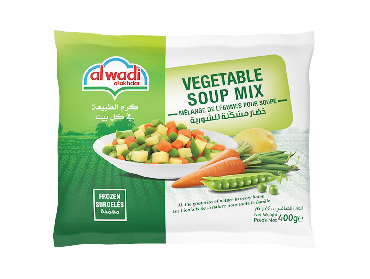 Frozen Vegetable Soup Mix Al Wadi Al Akhdar