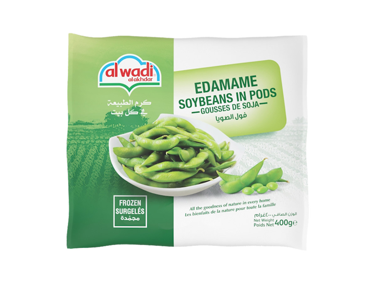 Frozen Edamame Soybeans In Pods Al Wadi Al Akhdar