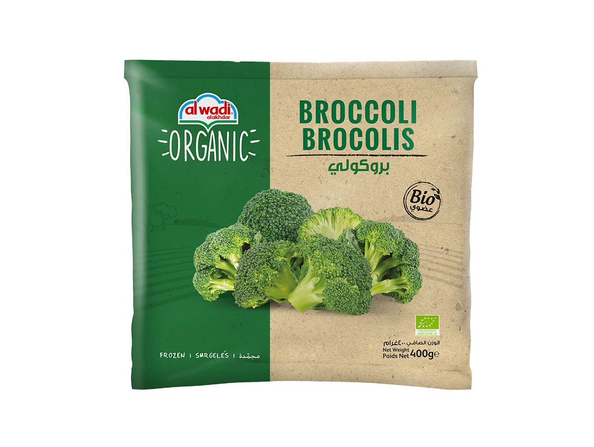 Organic Frozen Broccoli Al Wadi Al Akhdar