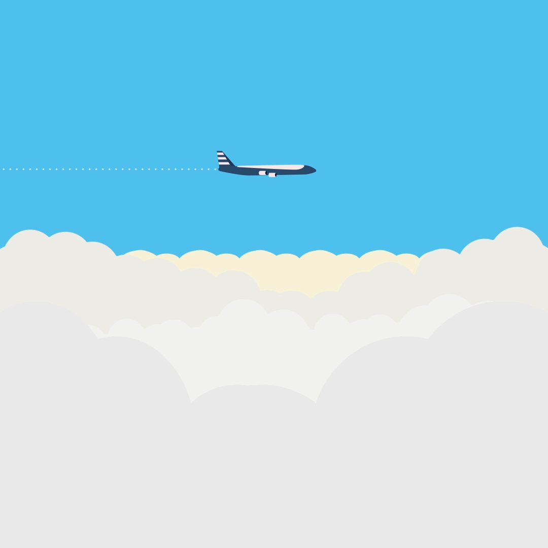 Airplane Flying Animated Gif