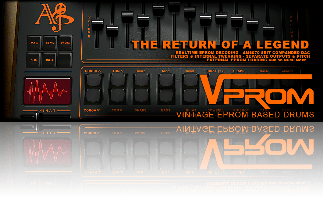 ALYJAMESLAB VProm EPROM based vintage drums