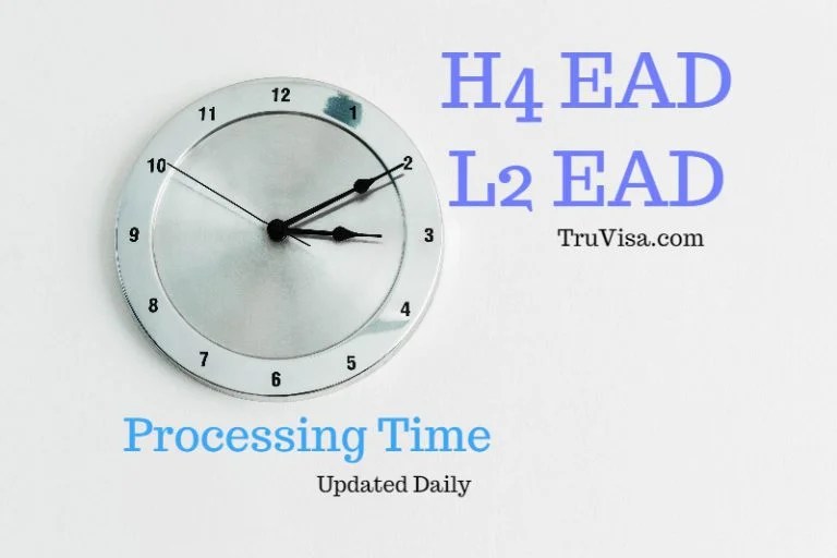 Current EAD Processing Time 2021 H4. L2. I485 Green Card USA