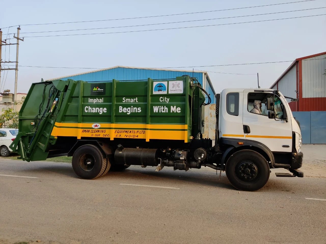 Refuse Compactor 14 CUM Aman Cleaning Equipments Pvt. Ltd