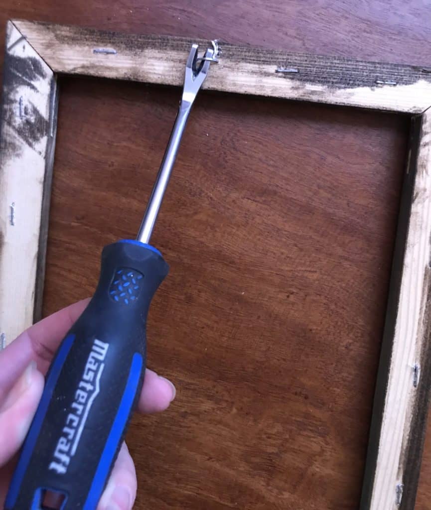 How to Make a Reverse Canvas Easy DIY Tutorial Amanda Seghetti