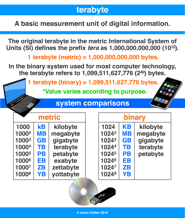 terabyte A Maths Dictionary for Kids Quick Reference by Jenny Eather