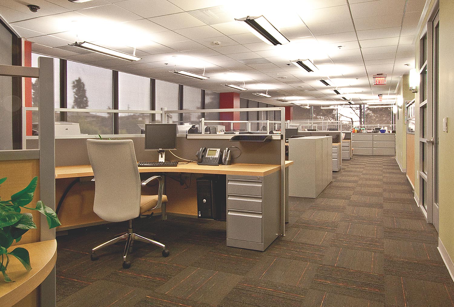 Amato Architecture LA Firemens' Credit Union Office Renovation