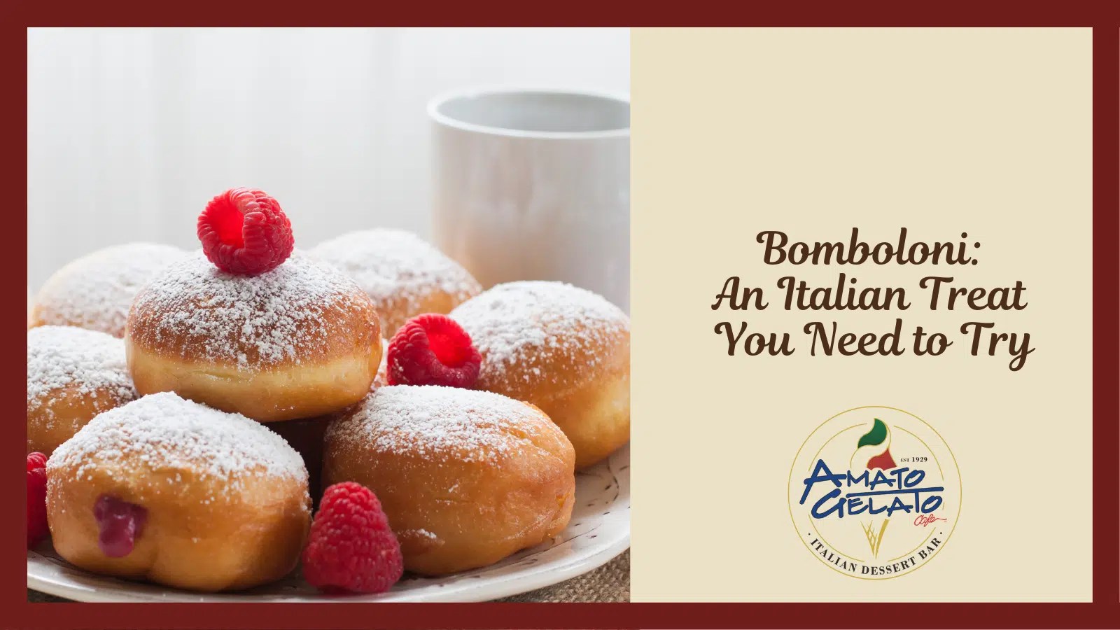 Bomboloni An Italian Treat You Need to Try Amato Gelato