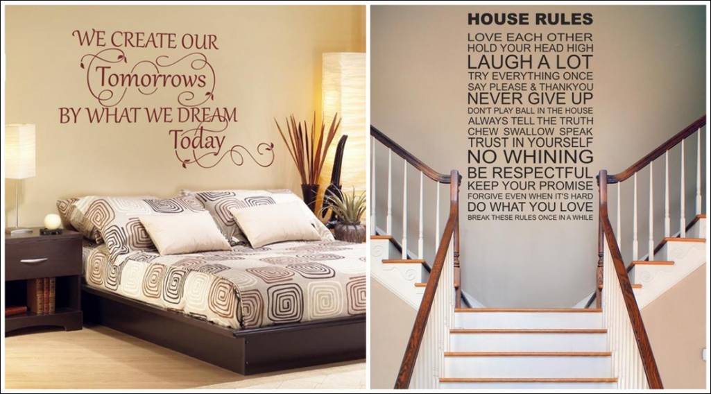 Wall Quote Decals…Now Walls Will Speak!