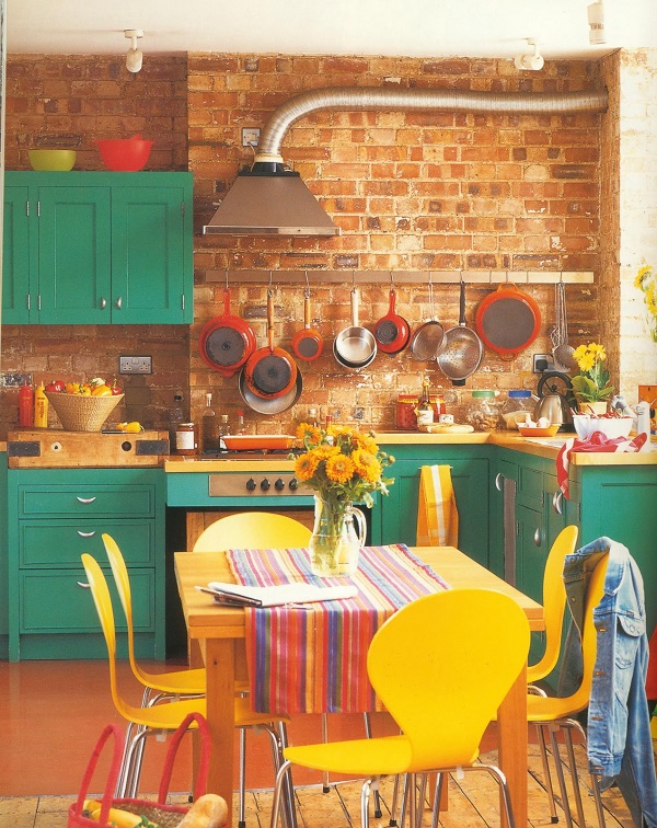 Trying Colourful Kitchens For A Change