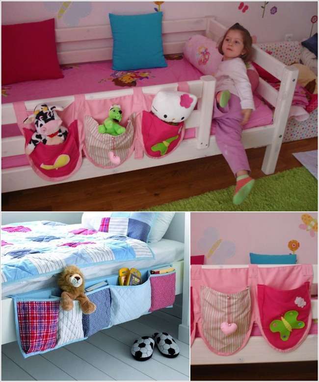 These Bedside Storage Pockets are Easy to Sew and Great in Use